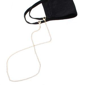 Shining Yeah! Rhinestone Face Mask Chain